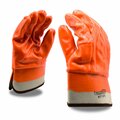 Cordova Double Dipped Cold Protection Safety Cuff Gloves, Hi-Vis Orange, 12PK 5710F